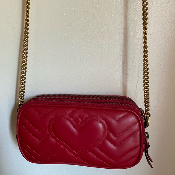 GG Marmont Mini Chain Bag - Picture 2 of 4
